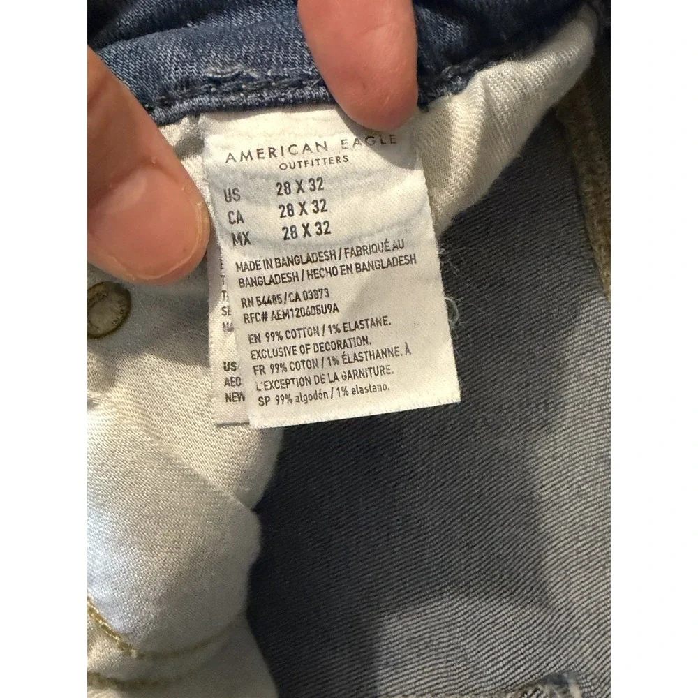Men's American Eagle Jeans Airflex, Slimfit Size 28 X32, 28 Waist Boys Jeans